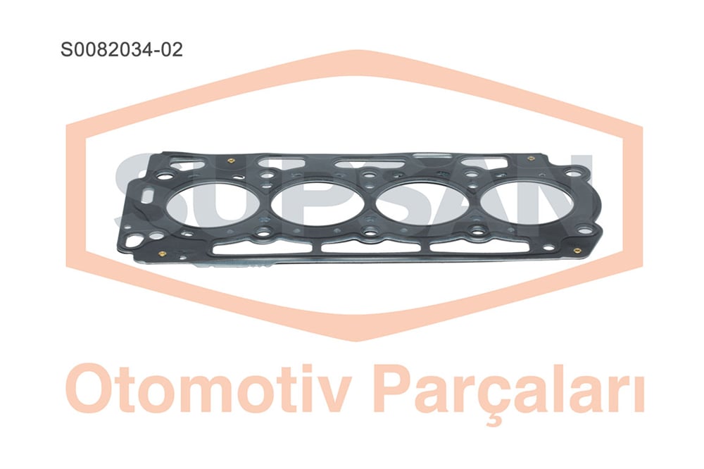 SİLİNDİR KAPAK CONTASI 3 ÇENTİK-ÇOK KATMANLI ÇELİK FORD FIESTA, FUSION 1.4 TDCI DURATORQ 8V 