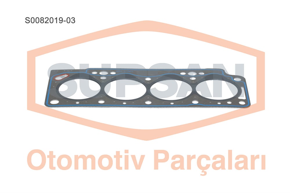 SİLİNDİR KAPAK CONTASI 3 ÇENTİK-SACLI ÖZEL KLİNGRİT RENAULT KANGOO, MEGANE, LAGUNA 1.9 D ENG. F8Q YENİ MOTOR 