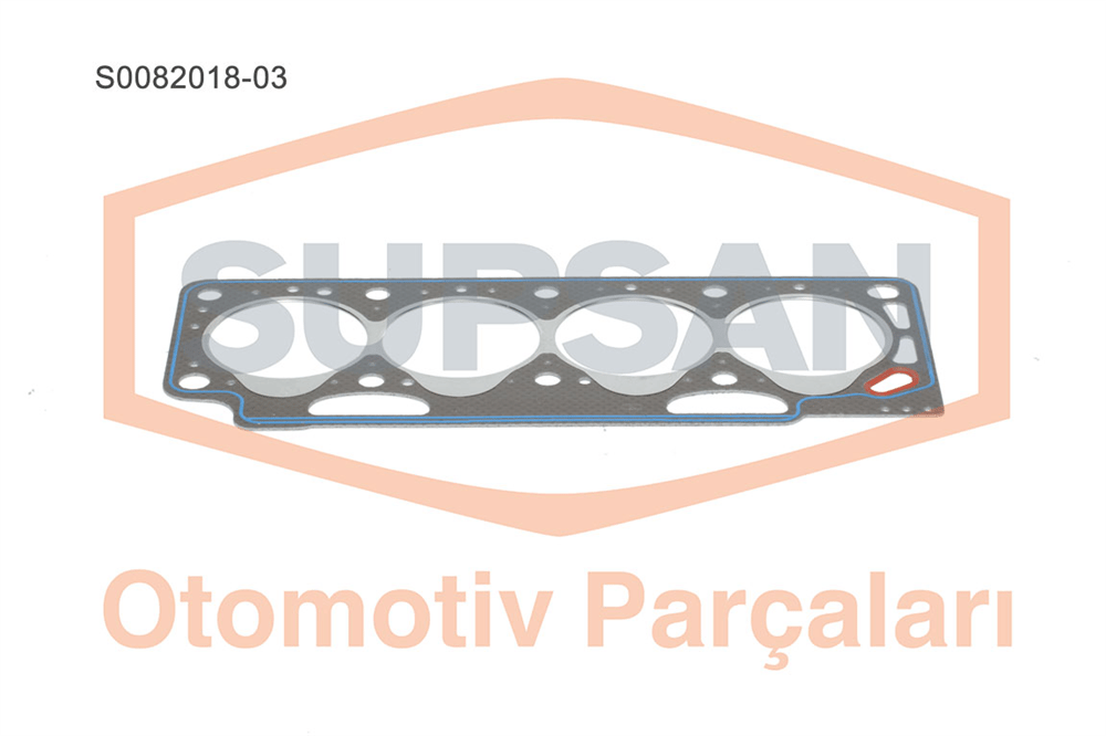 SİLİNDİR KAPAK CONTASI 3 ÇENTİK-SACLI ÖZEL KLİNGRİT RENAULT KANGOO, EXPRESS 1.9D, R19 1.9 D ENG. F8Q ESKİ MOTOR 