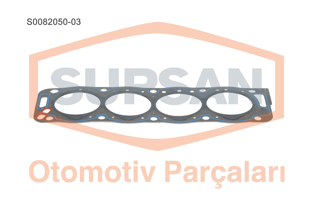 SİLİNDİR KAPAK CONTASI 3 ÇENTİK-SACLI ÖZEL KLİNGRİT PEUGEOT PARTNER, CITROEN BERLINGO ENG. XUD9TE/TF 