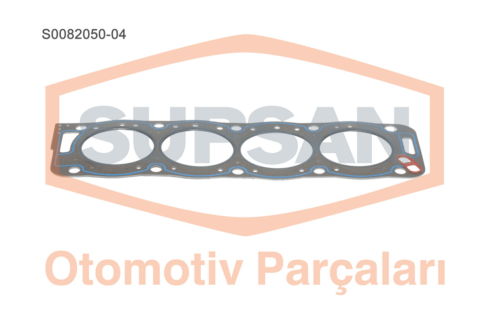 SİLİNDİR KAPAK CONTASI 4 ÇENTİK-SACLI ÖZEL KLİNGRİT PEUGEOT PARTNER, CITROEN BERLINGO ENG. XUD9TE/TF 