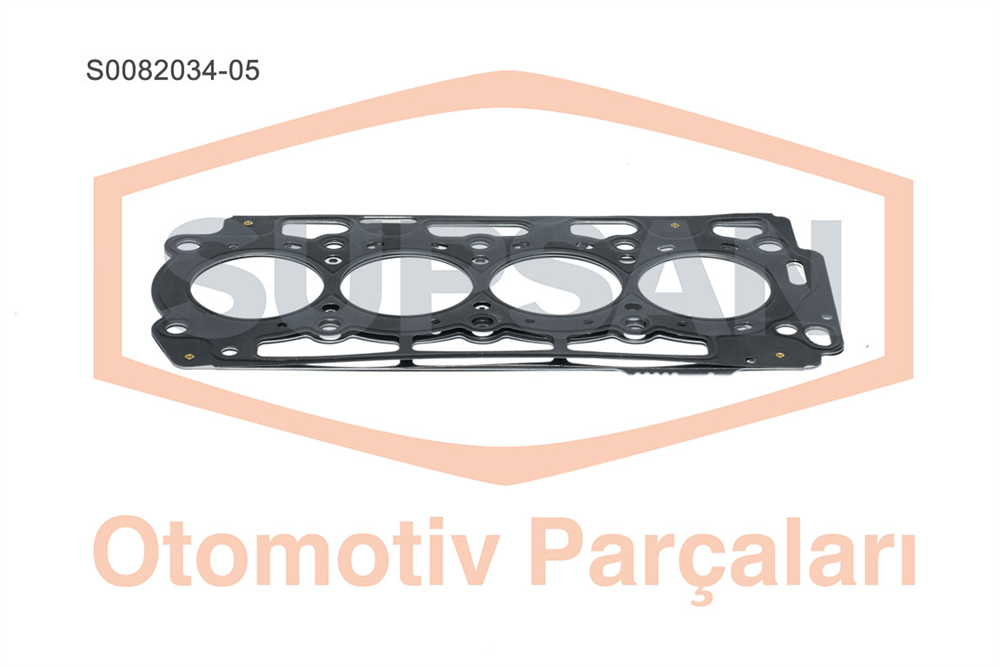 SİLİNDİR KAPAK CONTASI 5 ÇENTİK-ÇOK KATMANLI ÇELİK FORD FIESTA, FUSION 1.4 TDCI DURATORQ 8V 