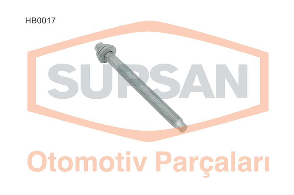 SİLİNDİR KAPAK SAPLAMASI 0204.A6 X 10 ADET PEUGEOT 2.0 D, FORD MONDEO 2.0 TDCI 