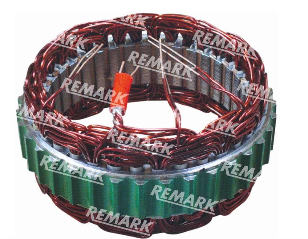 STATÖR 12V 120A ST100 OPEL VECTRA DELCO TİPİ DIŞ ÇAPI:142.0mm İÇ ÇAPI:108.56mm KALINLIK:28.5mm KLİMALI 