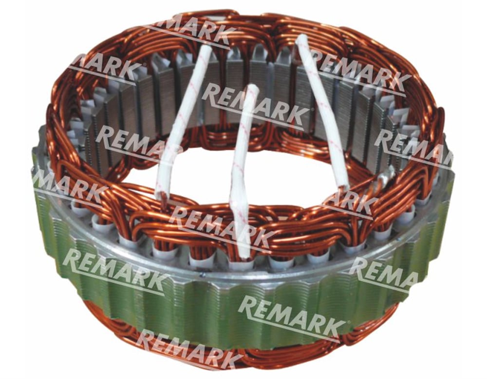 STATÖR 12V 70A ST415 ISUZU GENİŞ HITACHI TİPİ DIŞ ÇAPI:128.0mm İÇ ÇAPI:95mm KALINLIK:26.5mm 