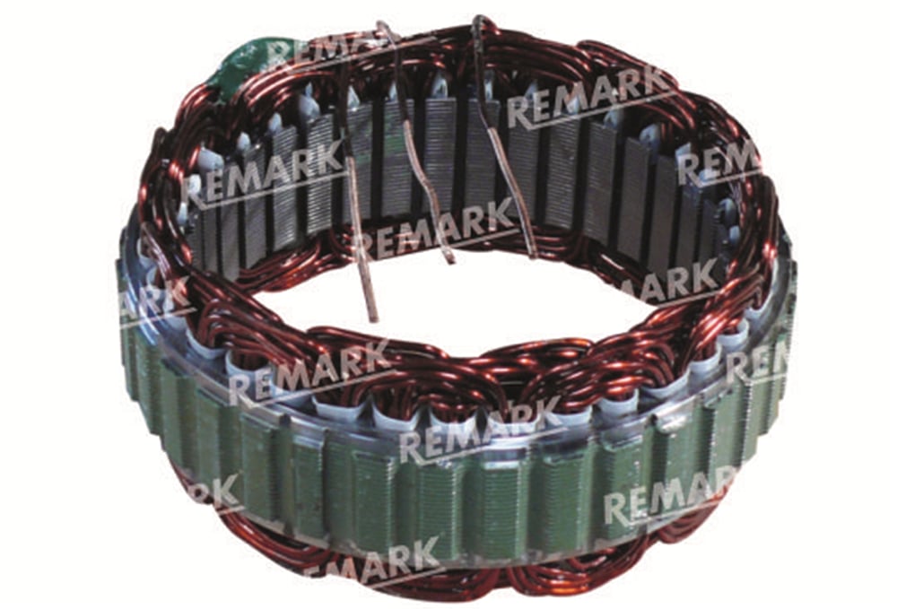 STATÖR 12V ST504 MITSUBISHI L300 - HYUNDAI H100 MITSUBISHI TİPİ DIŞ ÇAPI:130.5mm İÇ ÇAPI:100.0mm KALINLIK:28.5mm 