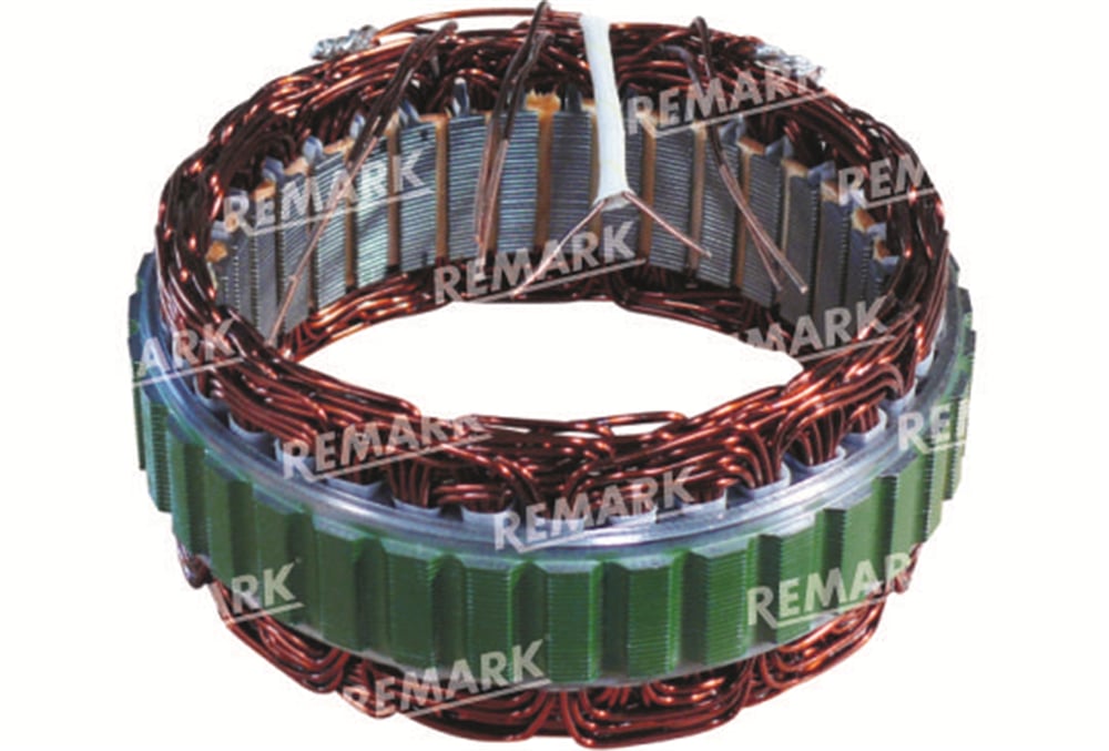 STATÖR 12V ST525 HYUNDAI ACCENT - ELENTRA - ATOS MITSUBISHI TİPİ DIŞ ÇAPI:130.5mm İÇ ÇAPI:100.0mm KALINLIK:28.5mm 
