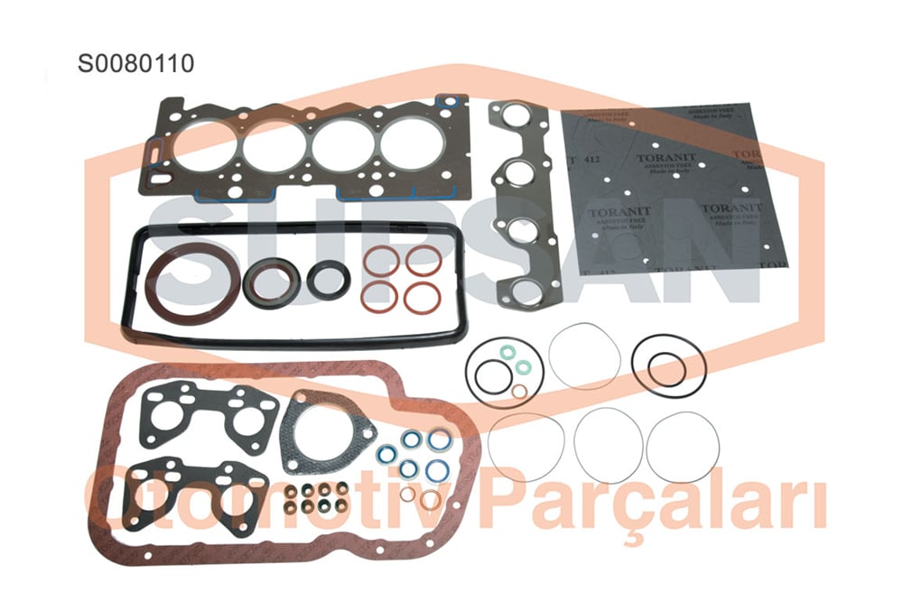 TAM CONTA TAKIMI KEÇELİ VE SUBAP LASTİKLİ PEUGEOT 106, 206, 306 1.4 8V ENG. TU3JP - TU3A 