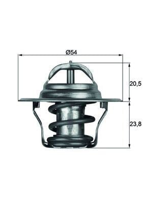 TERMOSTAT BORA-CADDY-GOLF-PASSAT-POLO-T5-SHARAN-OCTAVIA-FABIA-TOLEDO-IBIZA-CORDOBA-A3-A4-A6-TT 87C