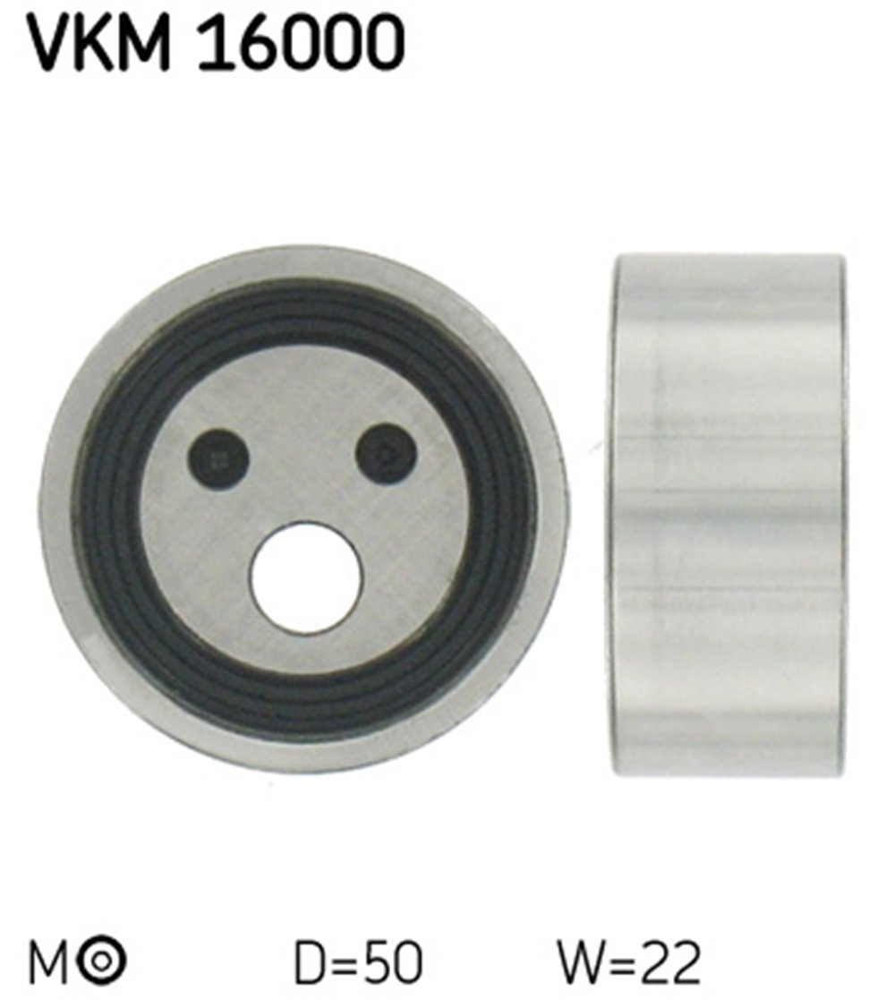 TRİGER GERGİ RULMANI 50X22 RENAULT CLIO I 1.2-1.4 90-98, II 1.2 90-10, KANGOO EXPRESS 1.2 98-01, MEGANE I 1.4 96-99, TWINGO 1.2 96-07, II 1.2 07=>, R19 I 1.4 88-92, R19 II 1.2 92-95, 1.4 94-95 