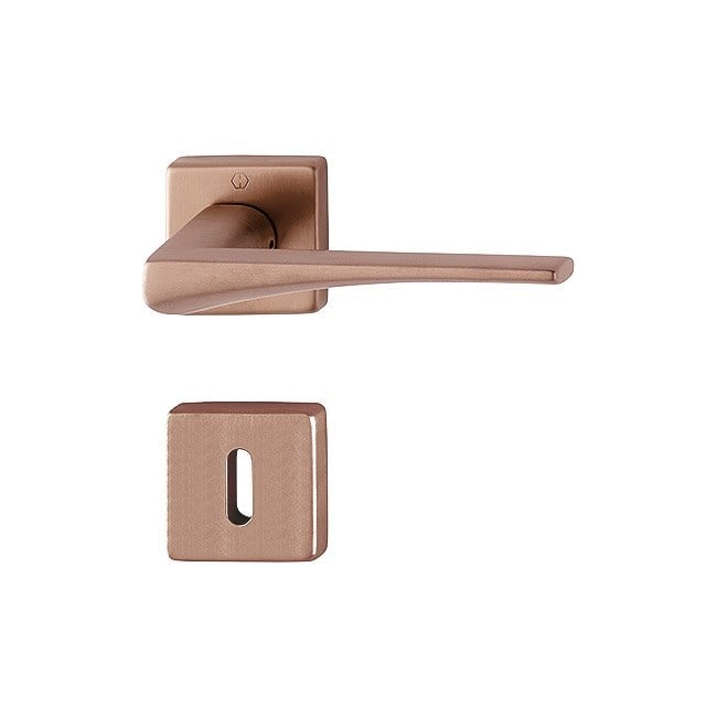 Hoppe Canberra Kapı Kolu Seti Oda Tipi Bakır Renkli