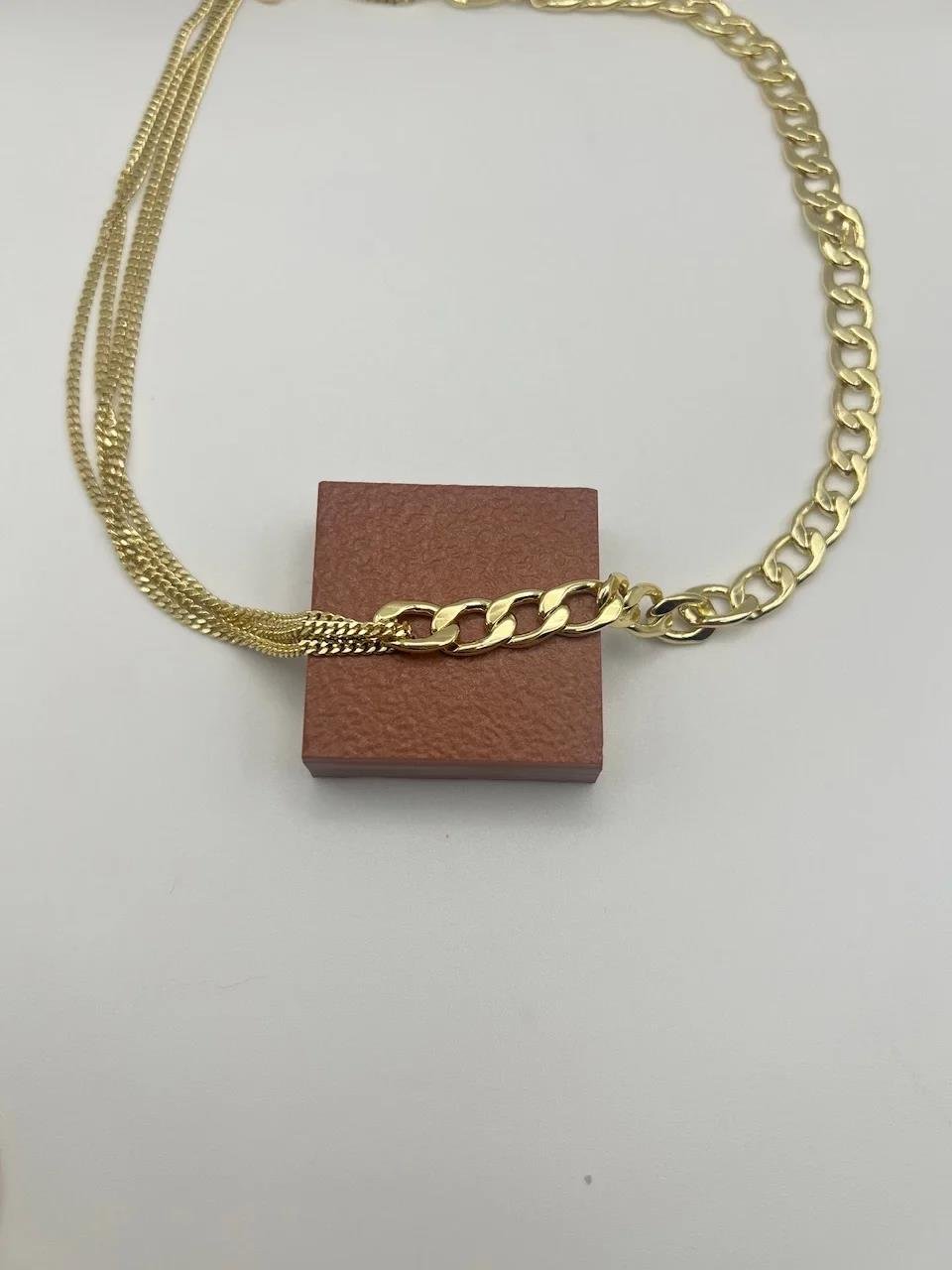 CM Tasarım Zincir Kolye 45+7cm