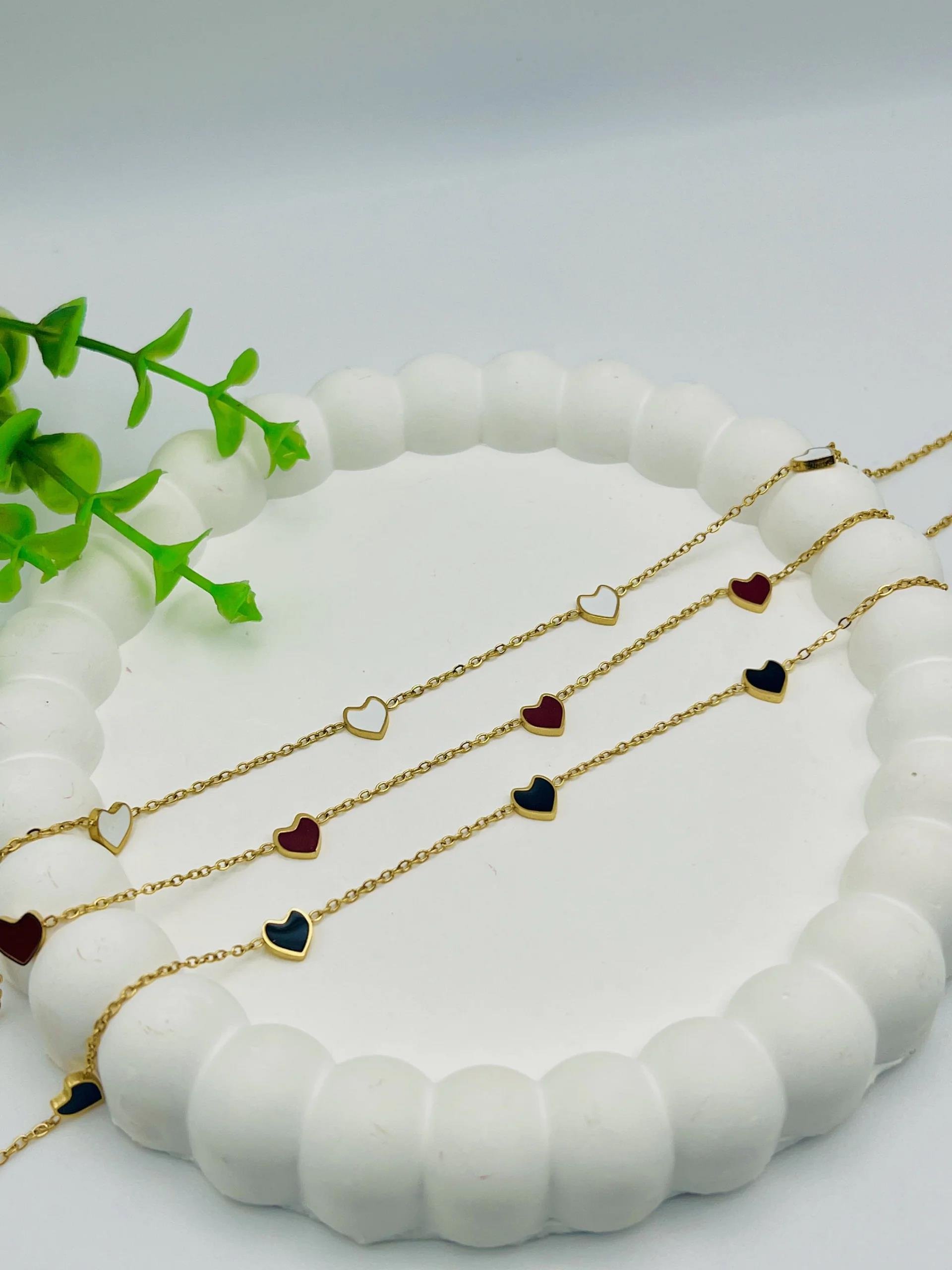 Mini Kalpli Halhal (beyaz)