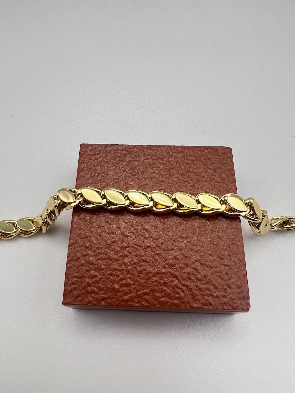 Xuping 14K Gold Arpa Bileklik 20cm