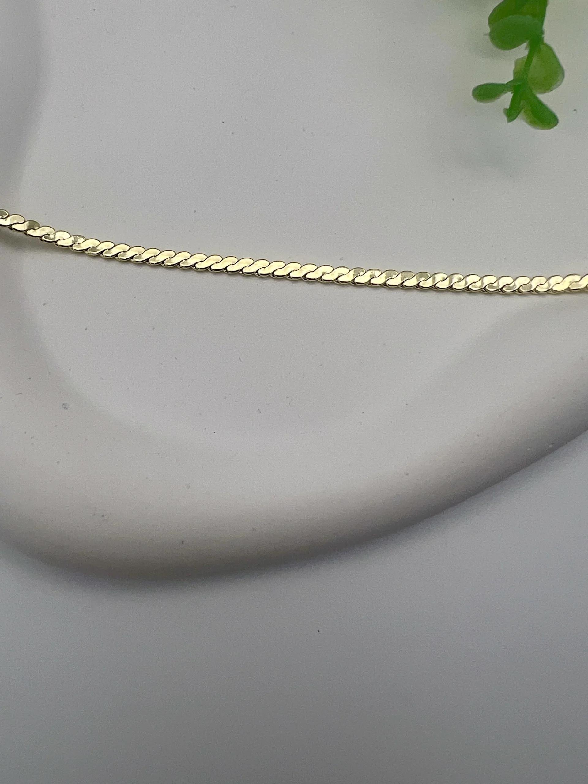 Xuping 14K Gold Örgü Bileklik 17+5cm