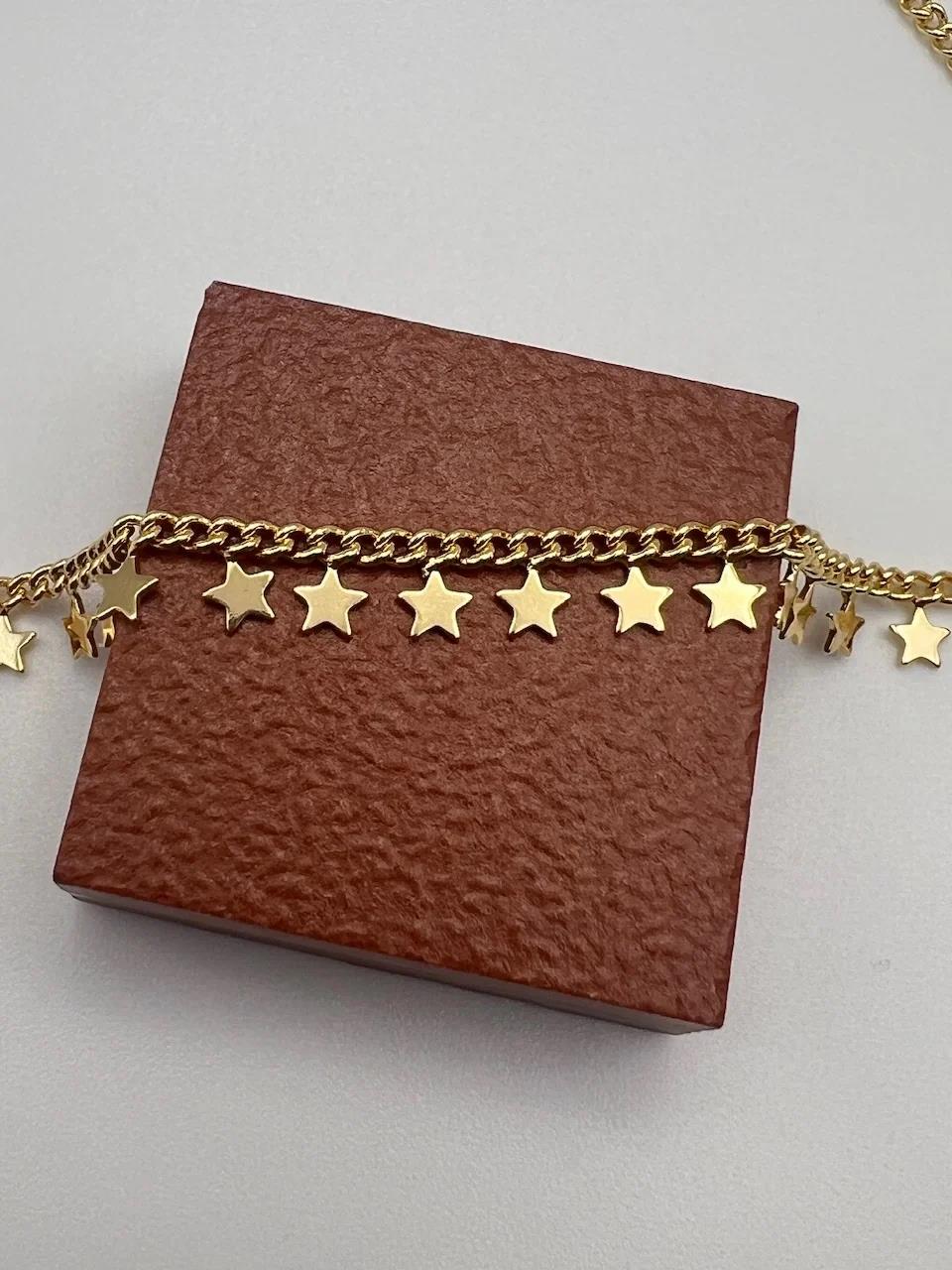 YSX Yıldızlı Kolye Rosegold 40 +5cm