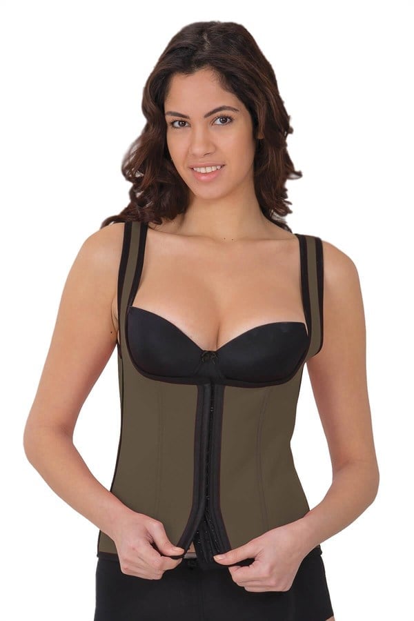 Arias Closet Ten MI 9173 Terletici Agraflı Göğsü Açık Atlet Korse