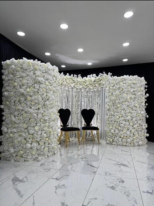 Beyaz Gül Bahçesi Set