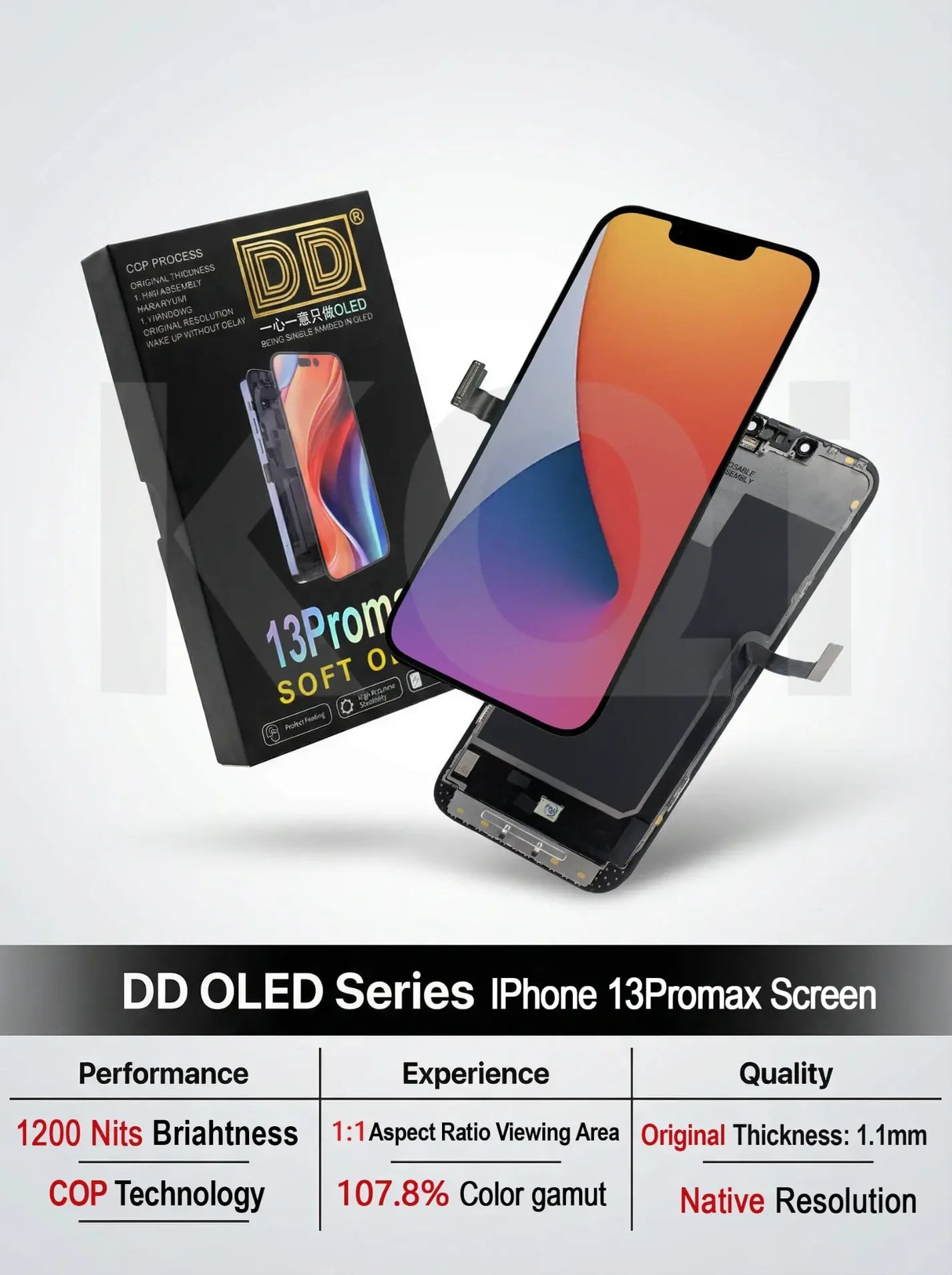 DD iPhone 13 Pro Max SOFT-OLED Ekran