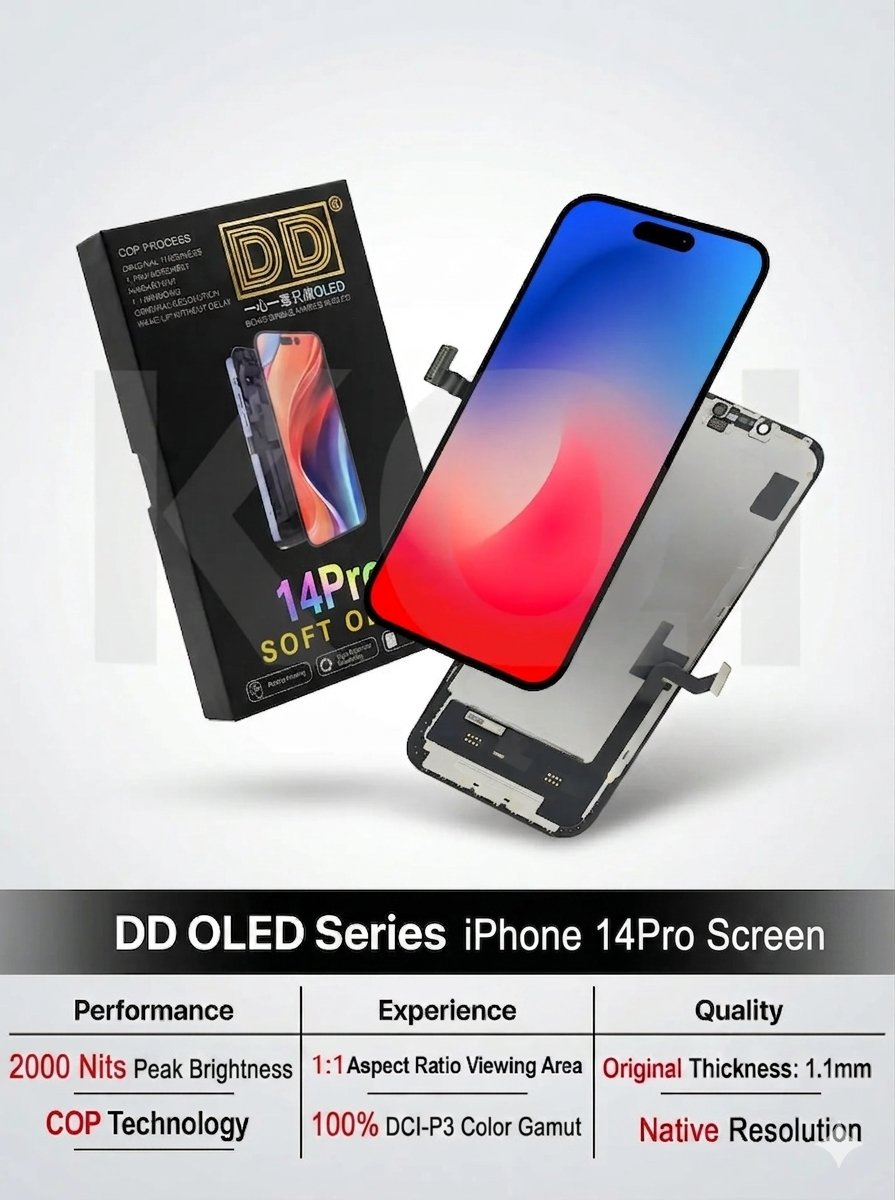 DD iPhone 14 Pro SOFT-OLED Ekran