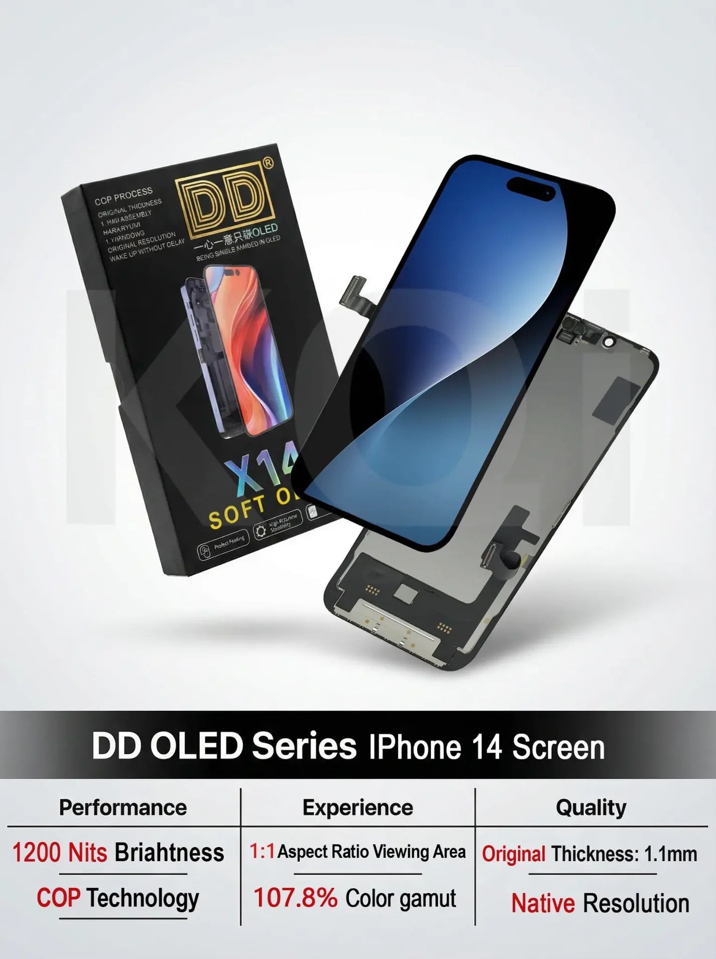 DD iPhone 14 SOFT-OLED Ekran