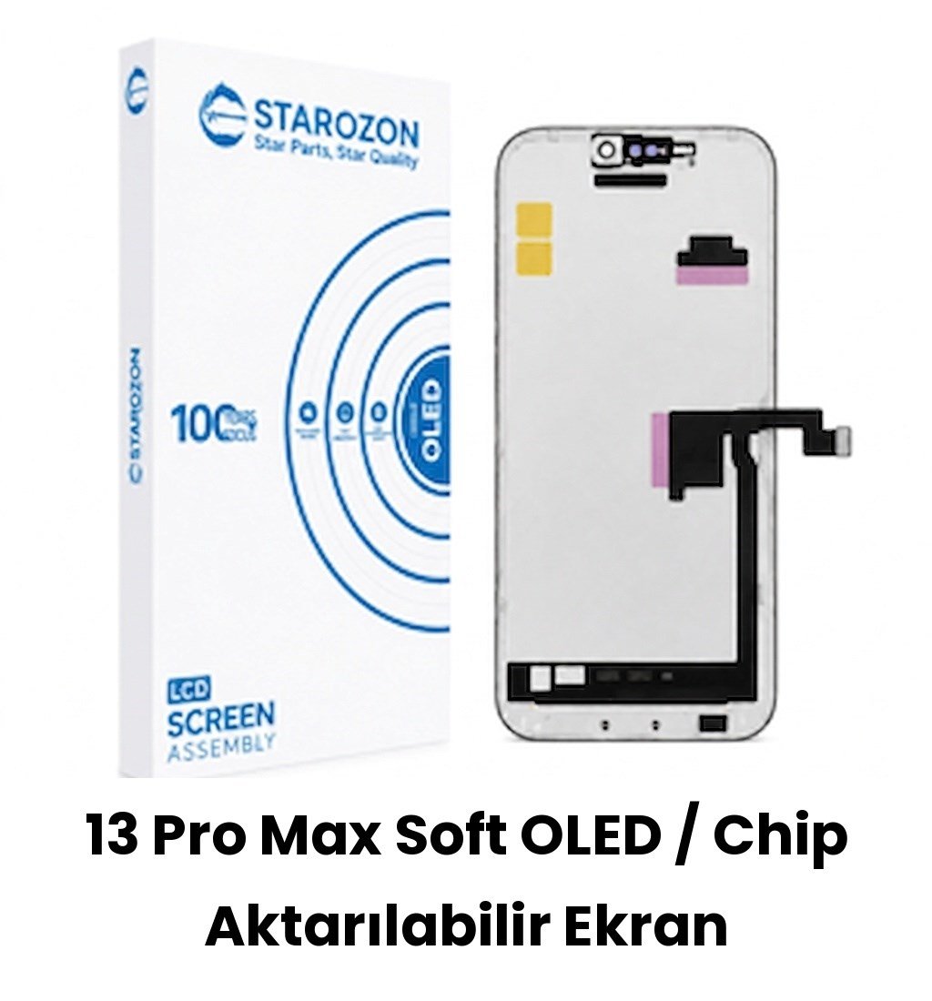 STAROZON - iPhone 13 Pro Max Soft-Oled Ekran Panel