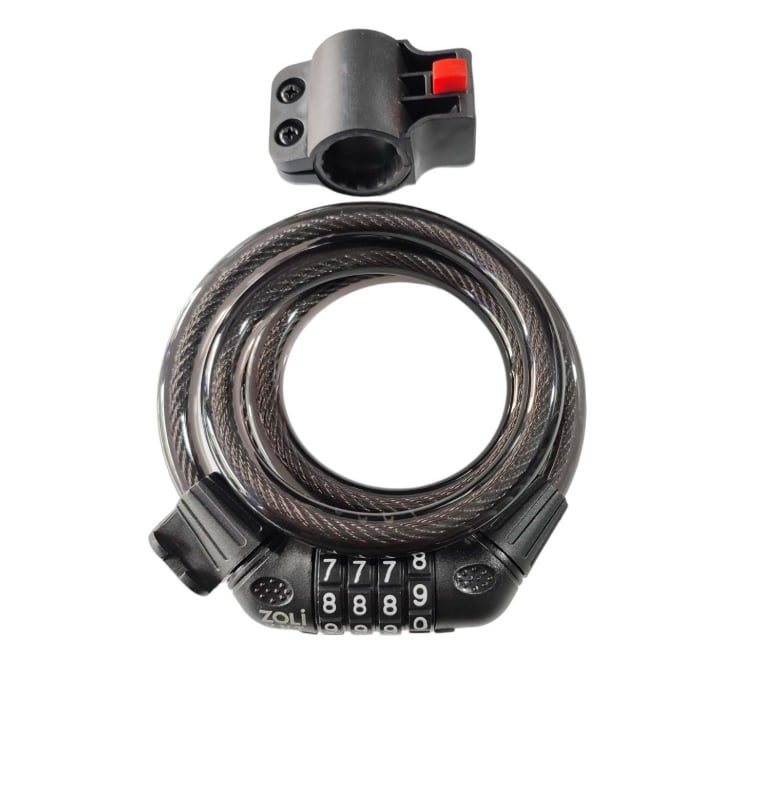 GOLDEN 4'LÜ APARATLI ŞİFRELİ HALAT KİLİT 12 X 120 P.R.C