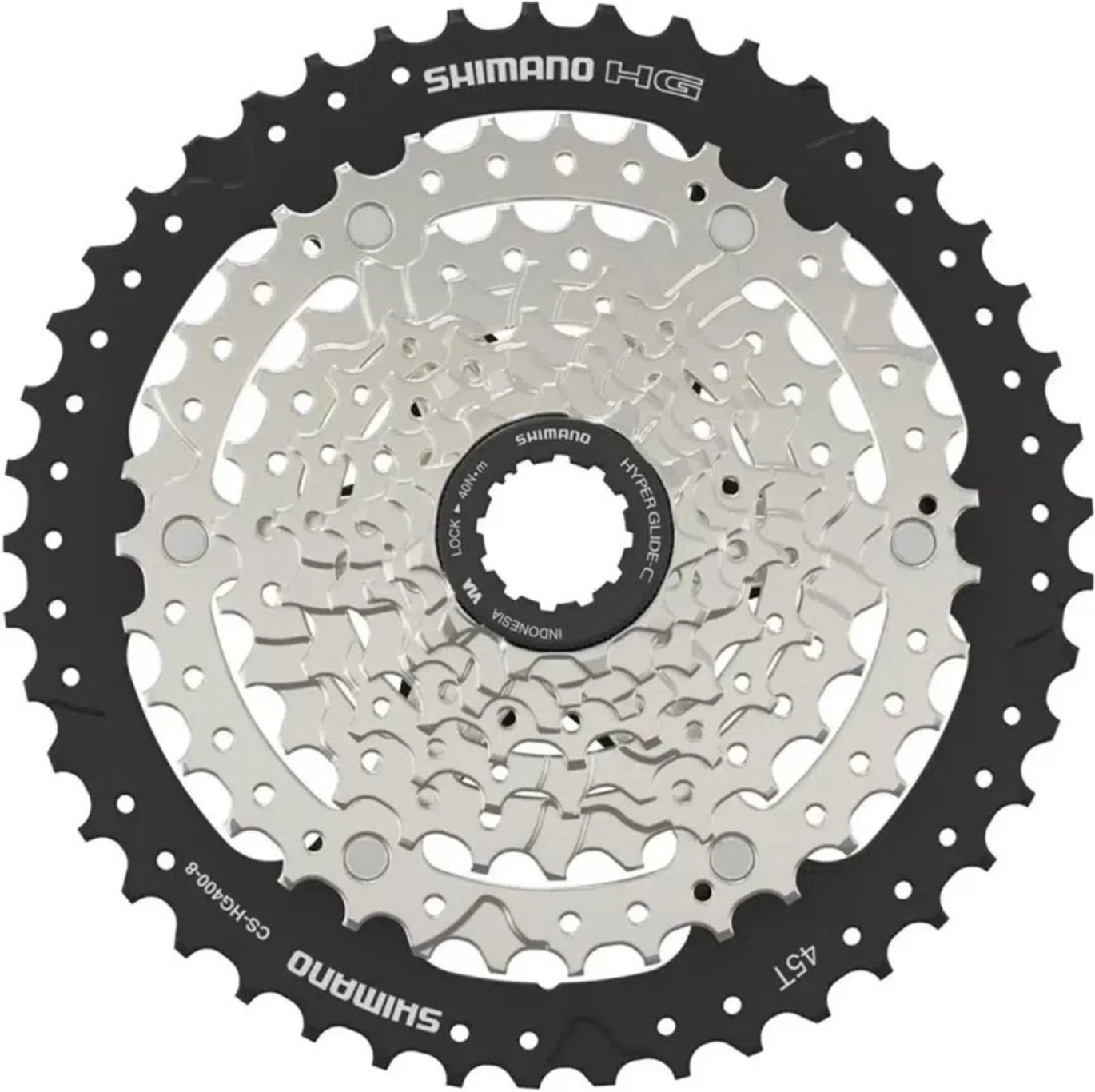 KASET/RUBLE 8 VITES CS-HG400 11-45T SHIMANO