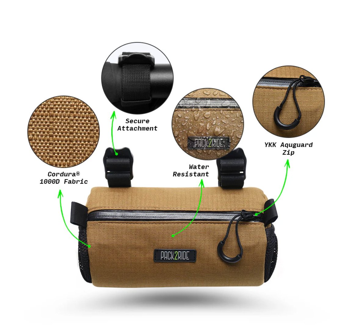 PACK2RIDE PERFECDA HANDLEBAR BAG BLACK