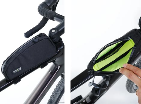 PACK2RIDE TOPROCK L - TOP TUBE BAG BLACK