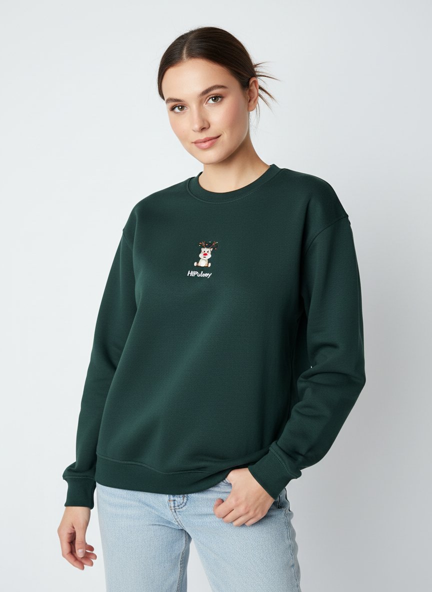 Forest Glow Sweatshirt-Yeşil