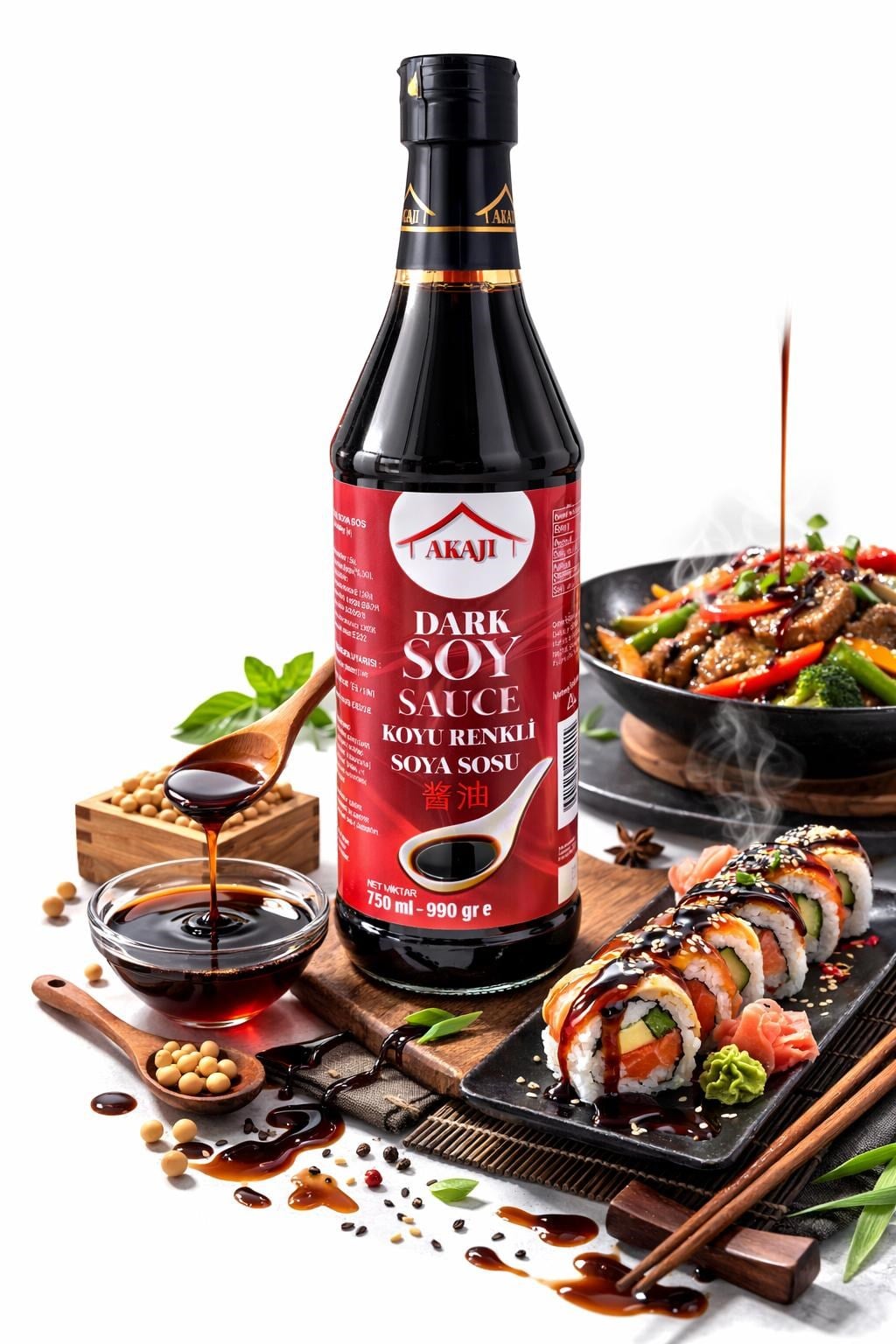 AKAJİ SOYA SOS DARK 750 ML 