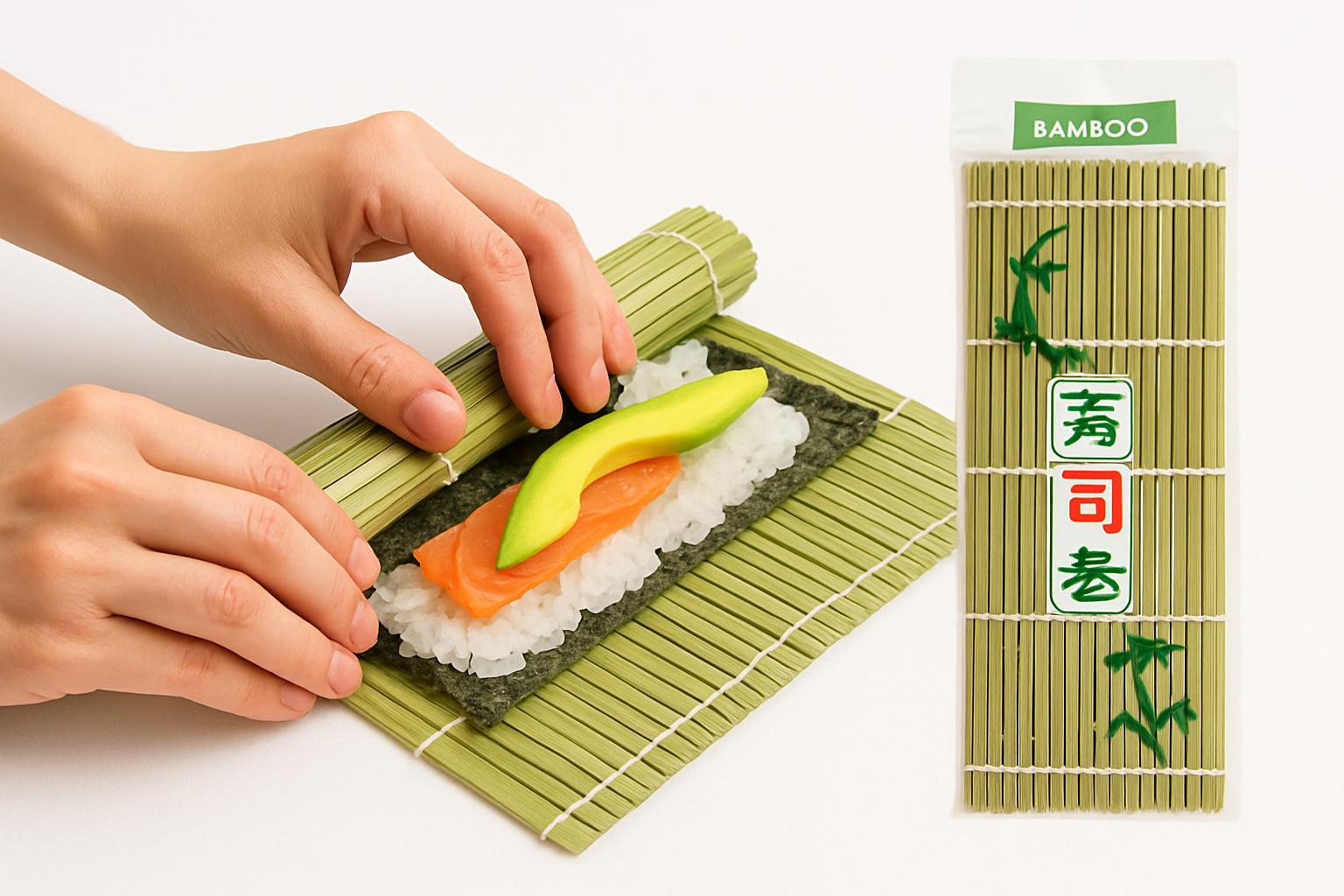 BAMBU SUSHİ SARMA HASIRI 24  CM 