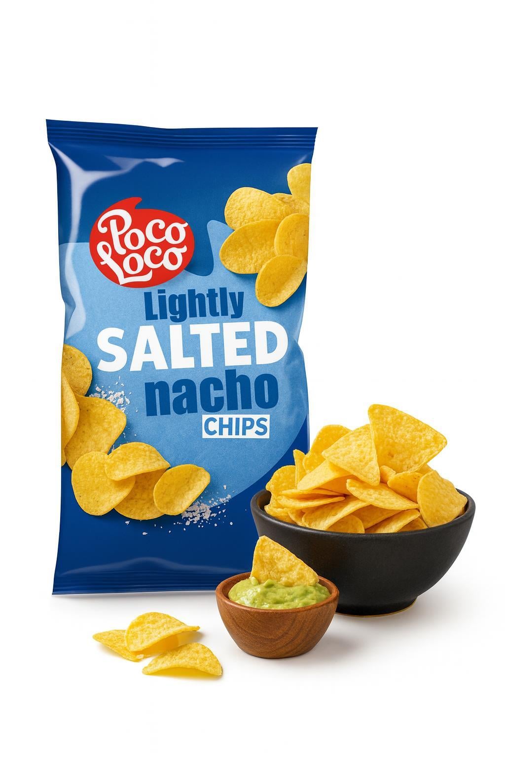 POCO LOCO NACHO CHIPS 450 GR