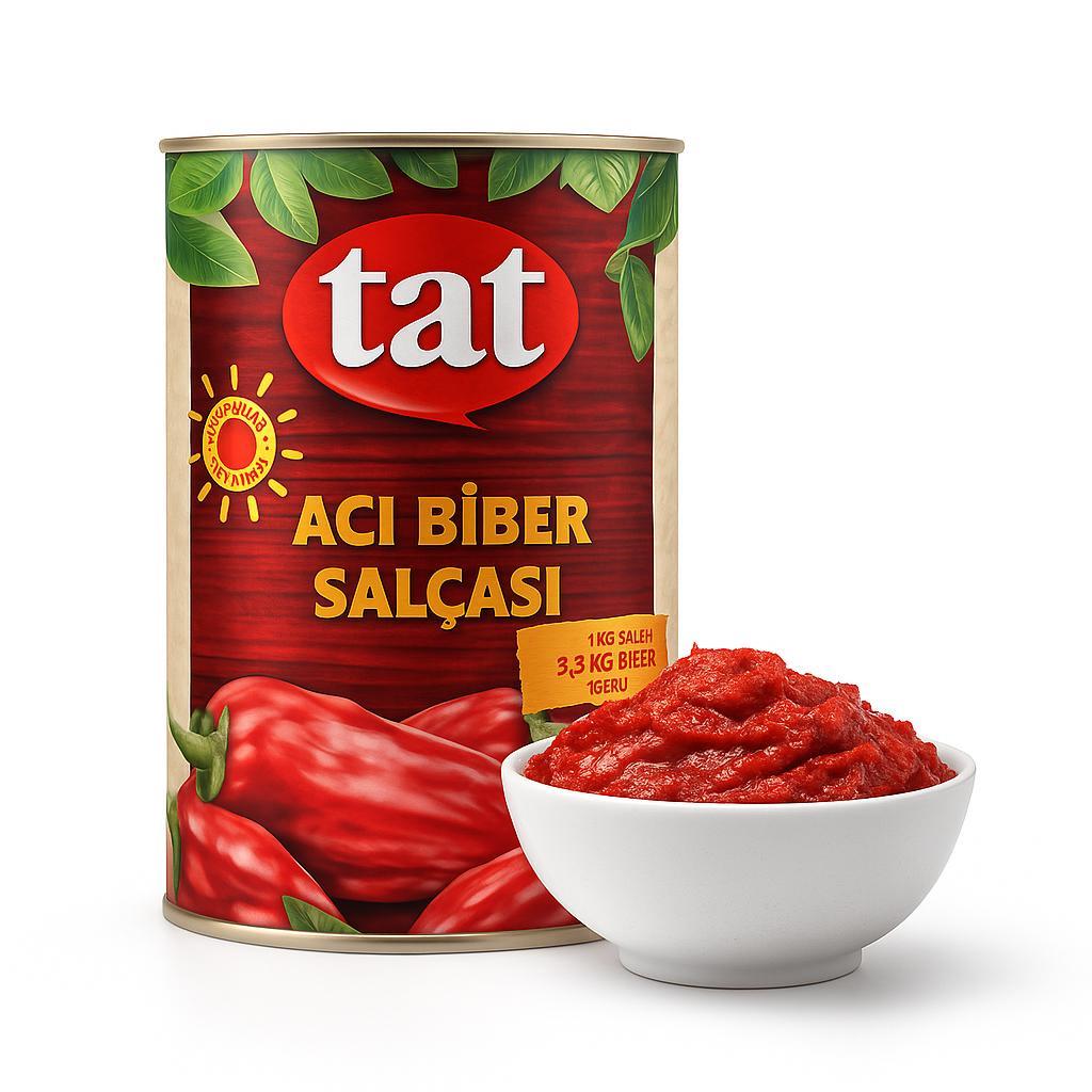 TAT ACI BİBER SALÇASI 5 KG