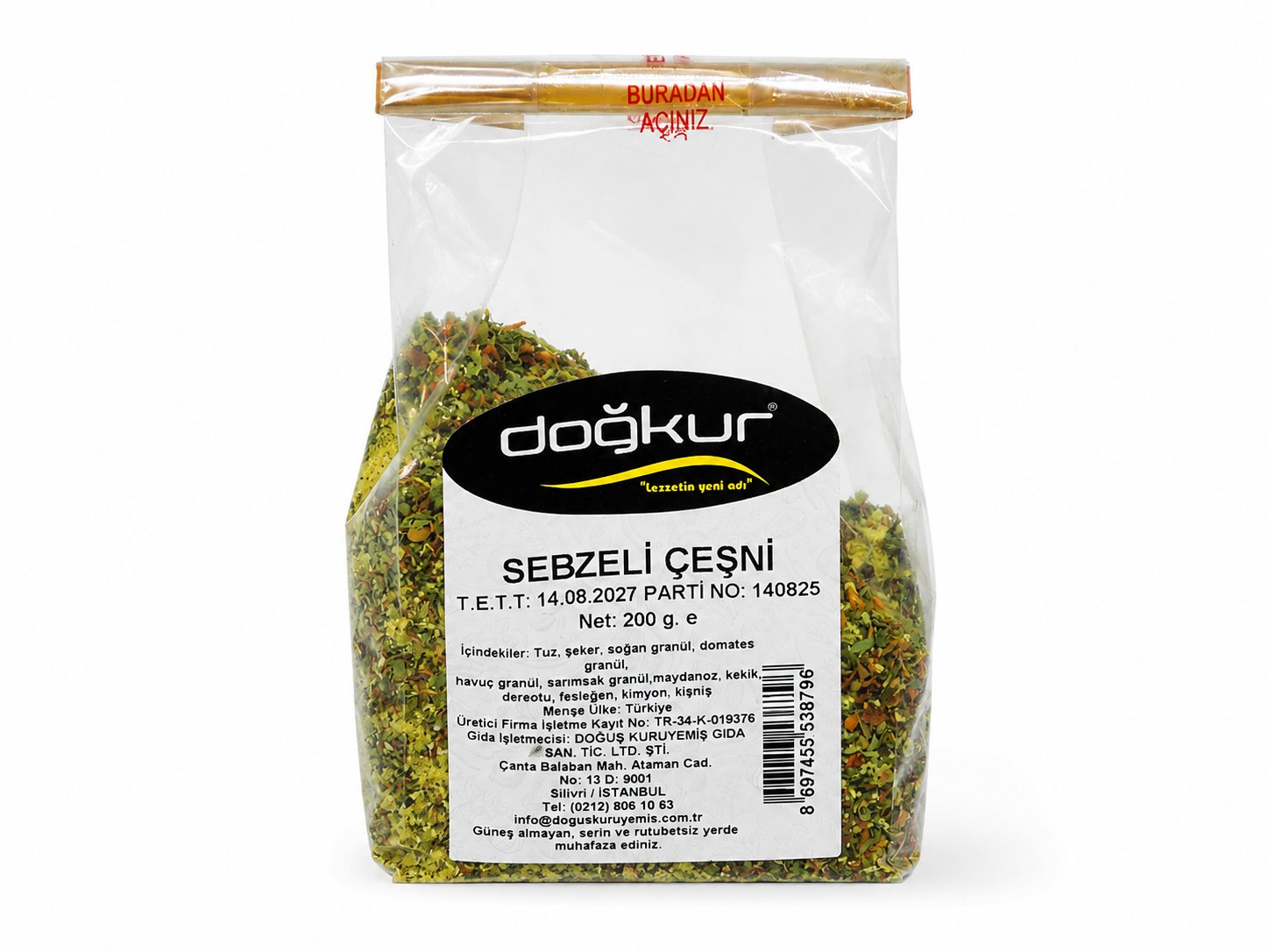 Doğkur Sebzeli Çeşni 200 gr