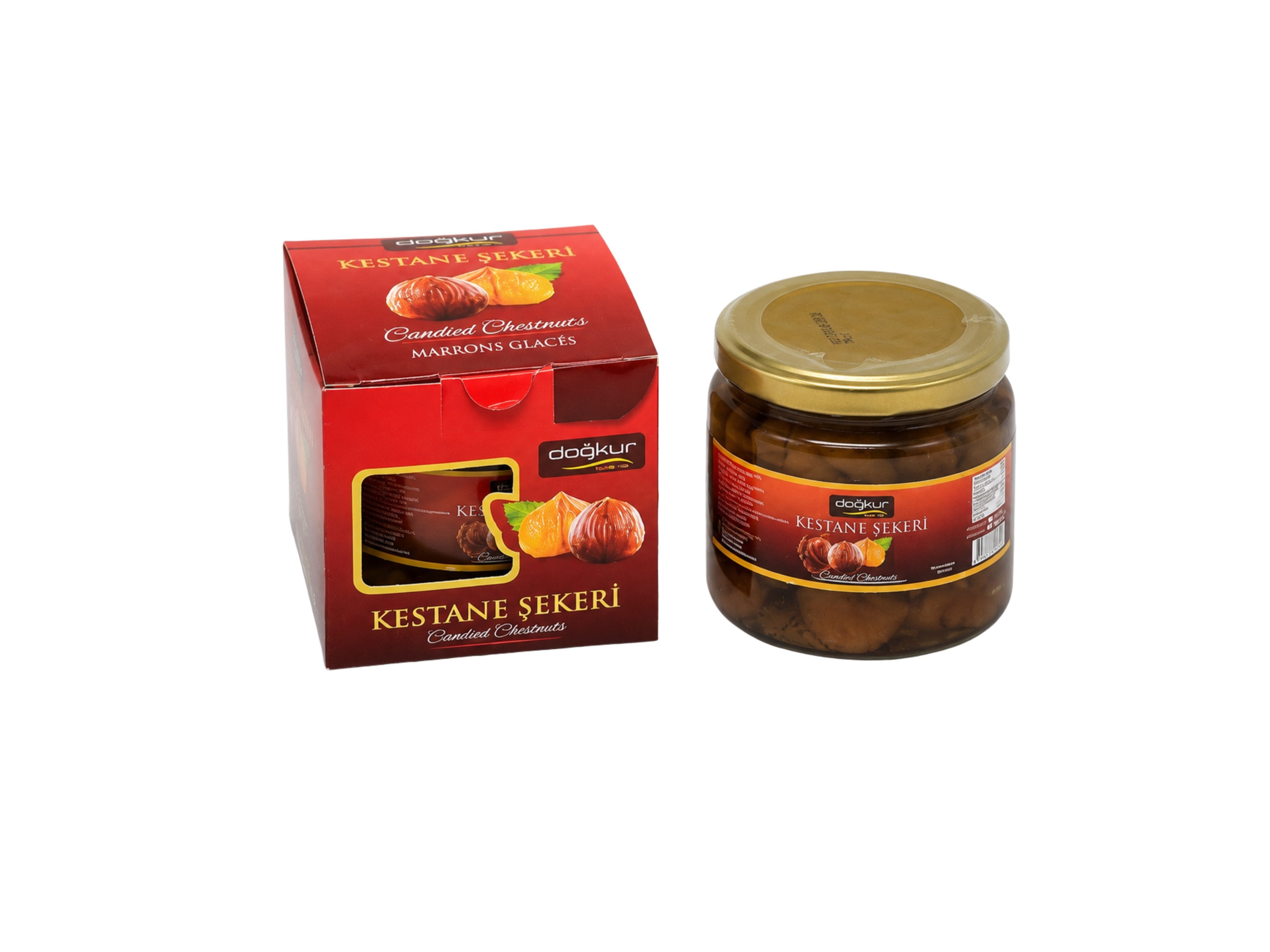 Doğkur Kestane Şekeri Kavanoz 500Gr 