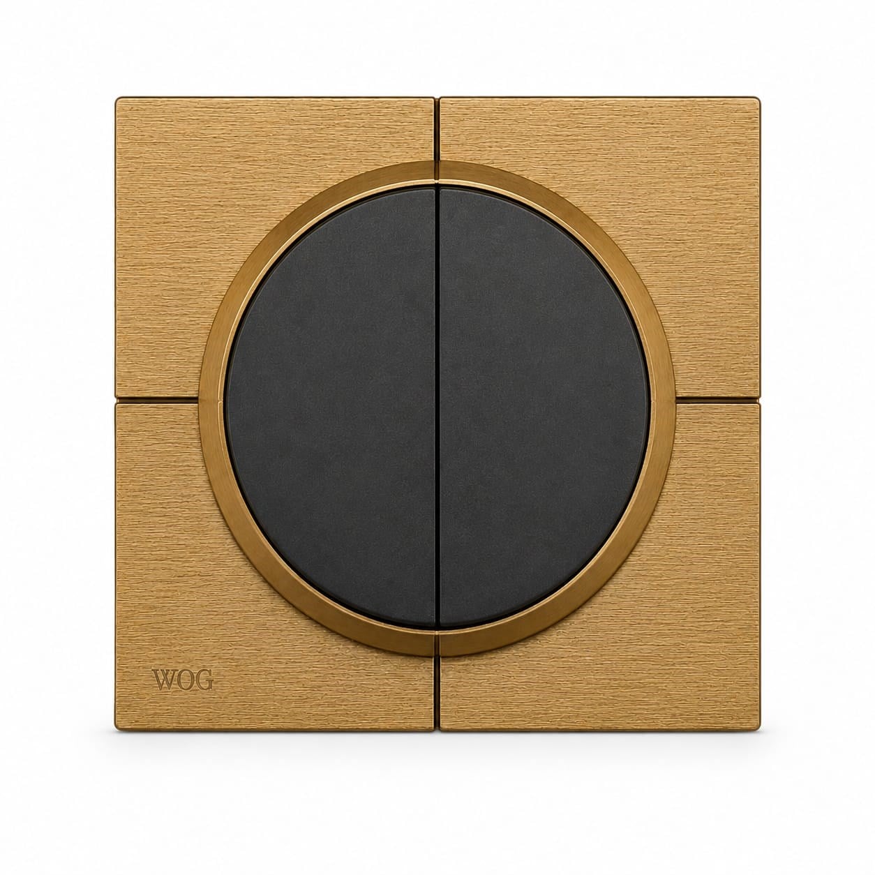 OVİVO WOG Nirvana Antik Gold Komütatör (Metalik Siyah Düğmeli) - Çerçeve Dahil