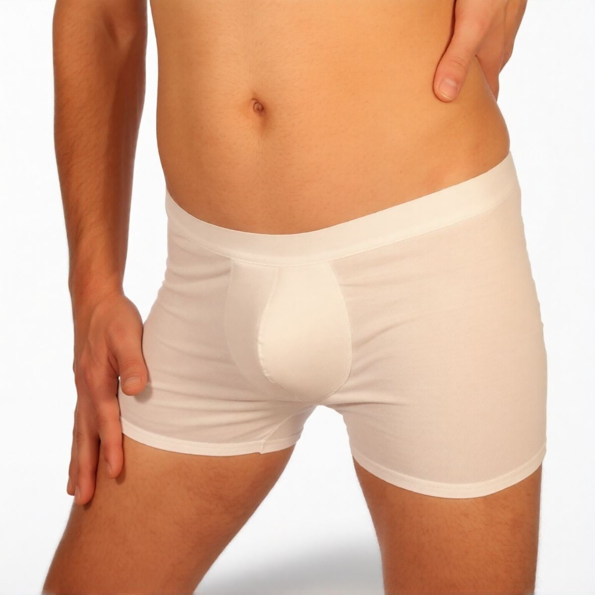 Erkek Beyaz Fantezi Seksi Boxer HF030965 DM030965