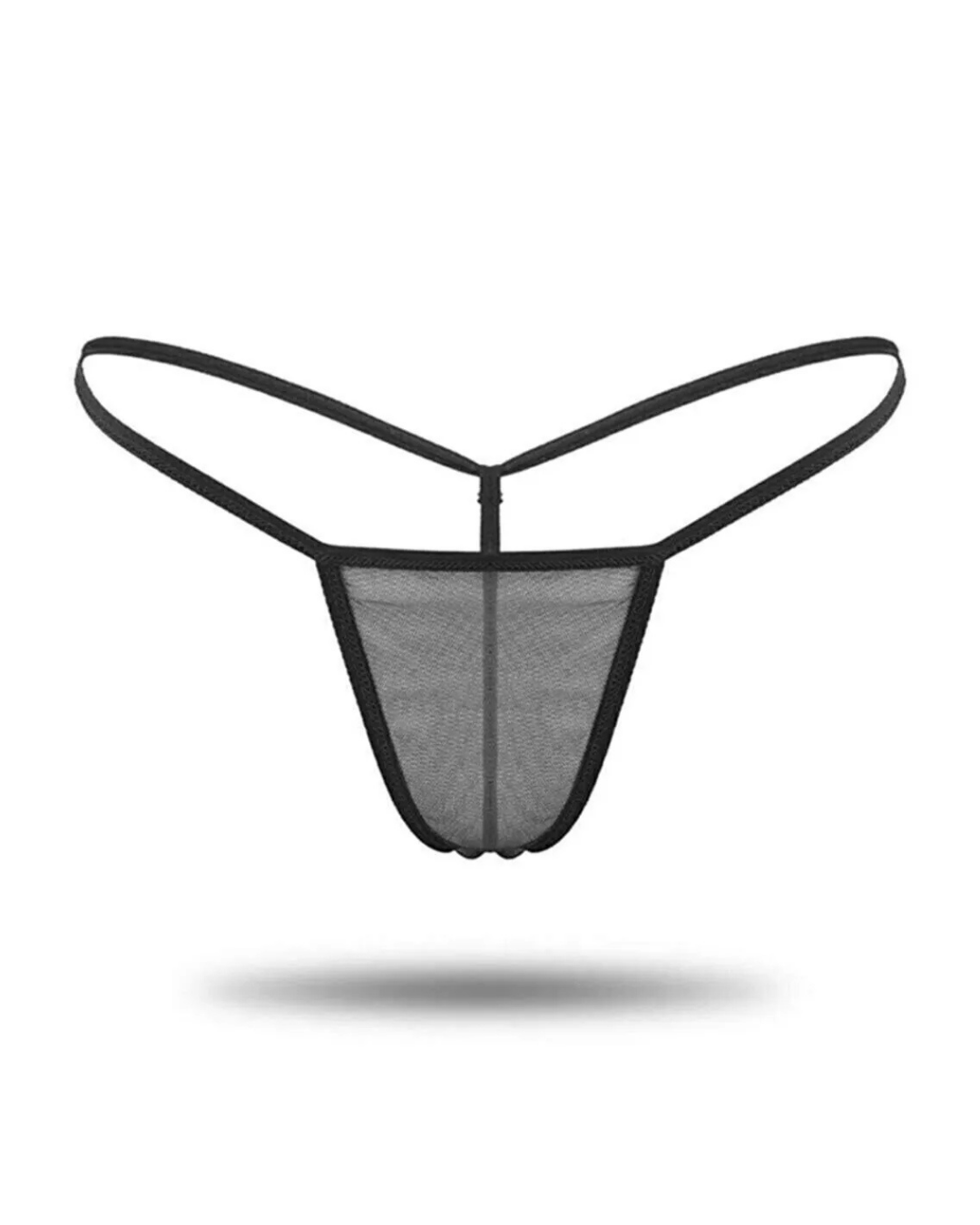 Kadın 3'lü Transparan Tül String BC1304