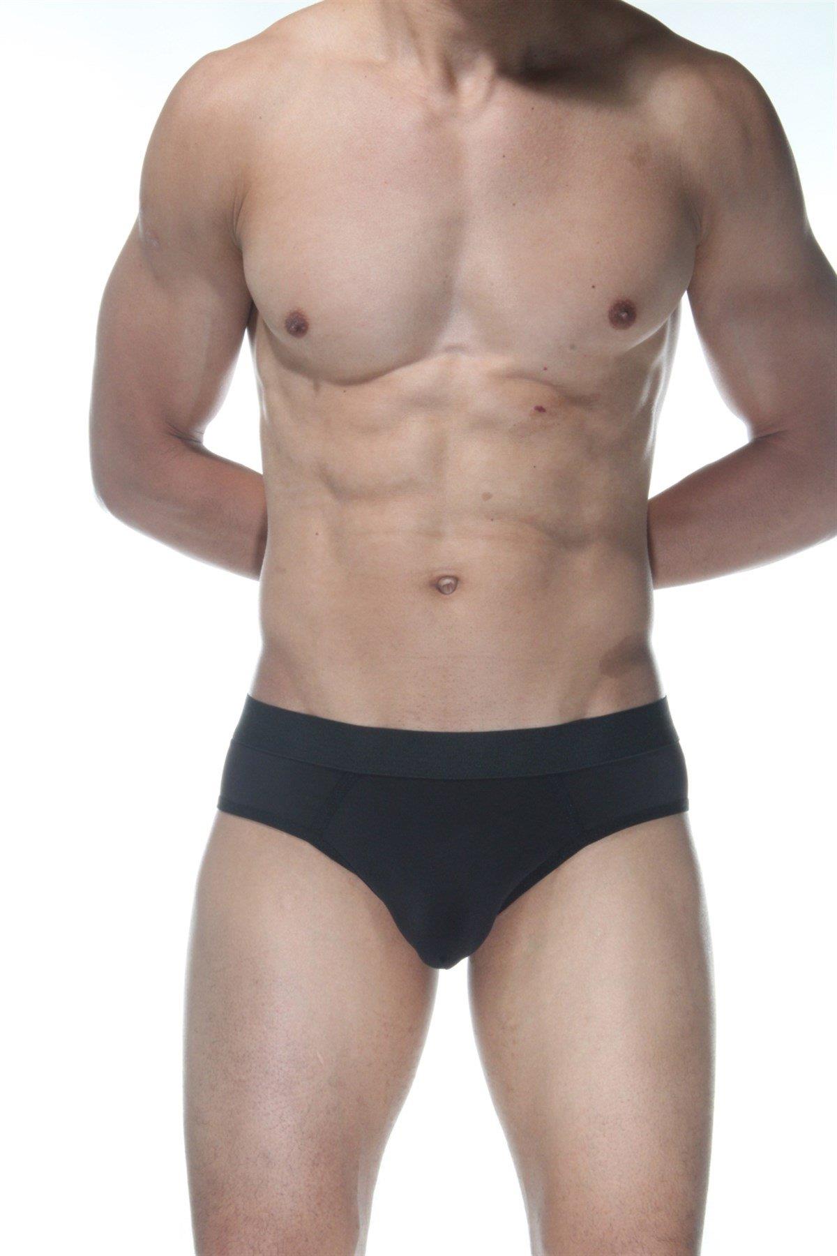 Siyah Jockstrap Erkek İç Giyim
