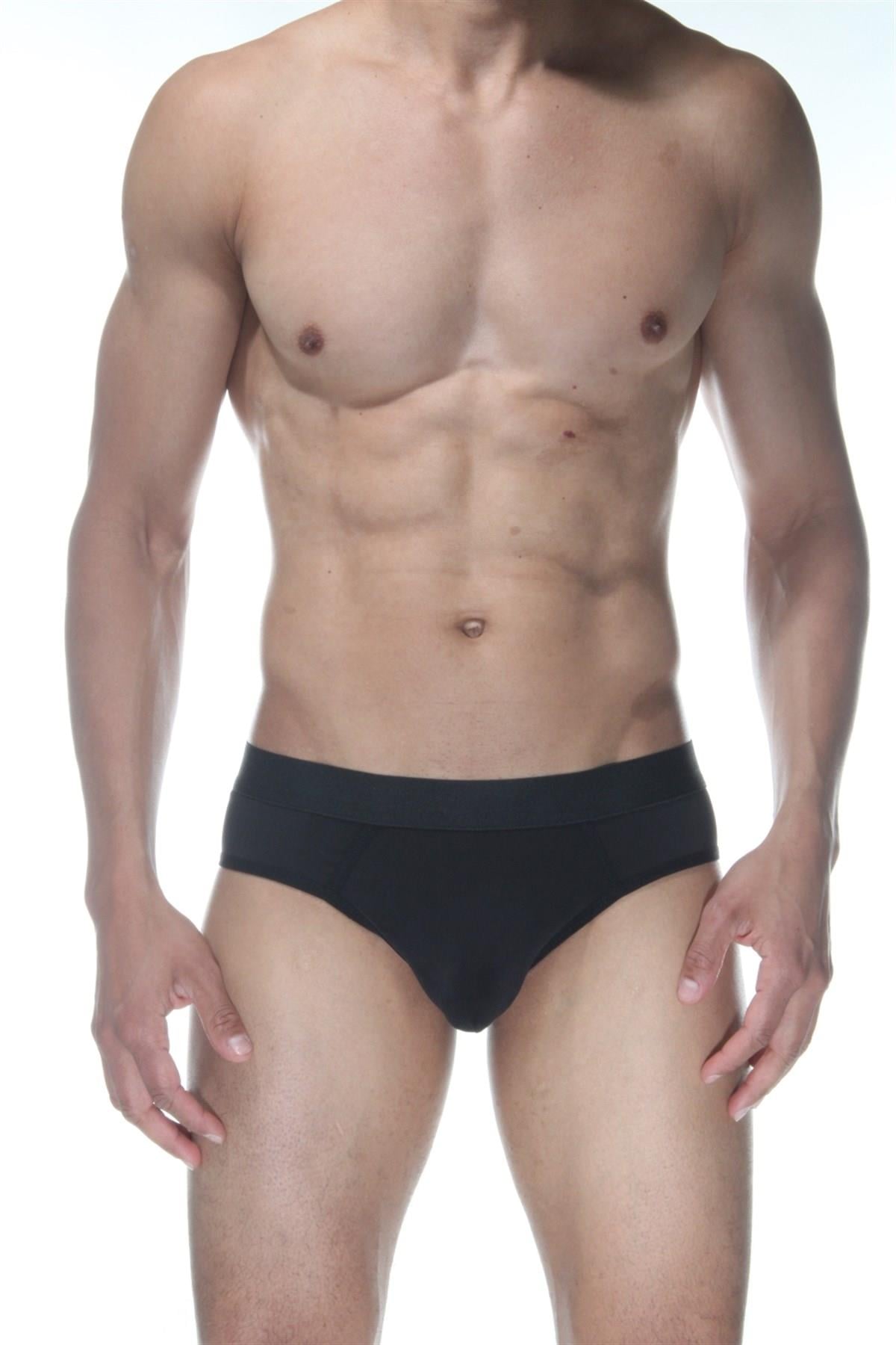 Siyah Jockstrap Erkek İç Giyim