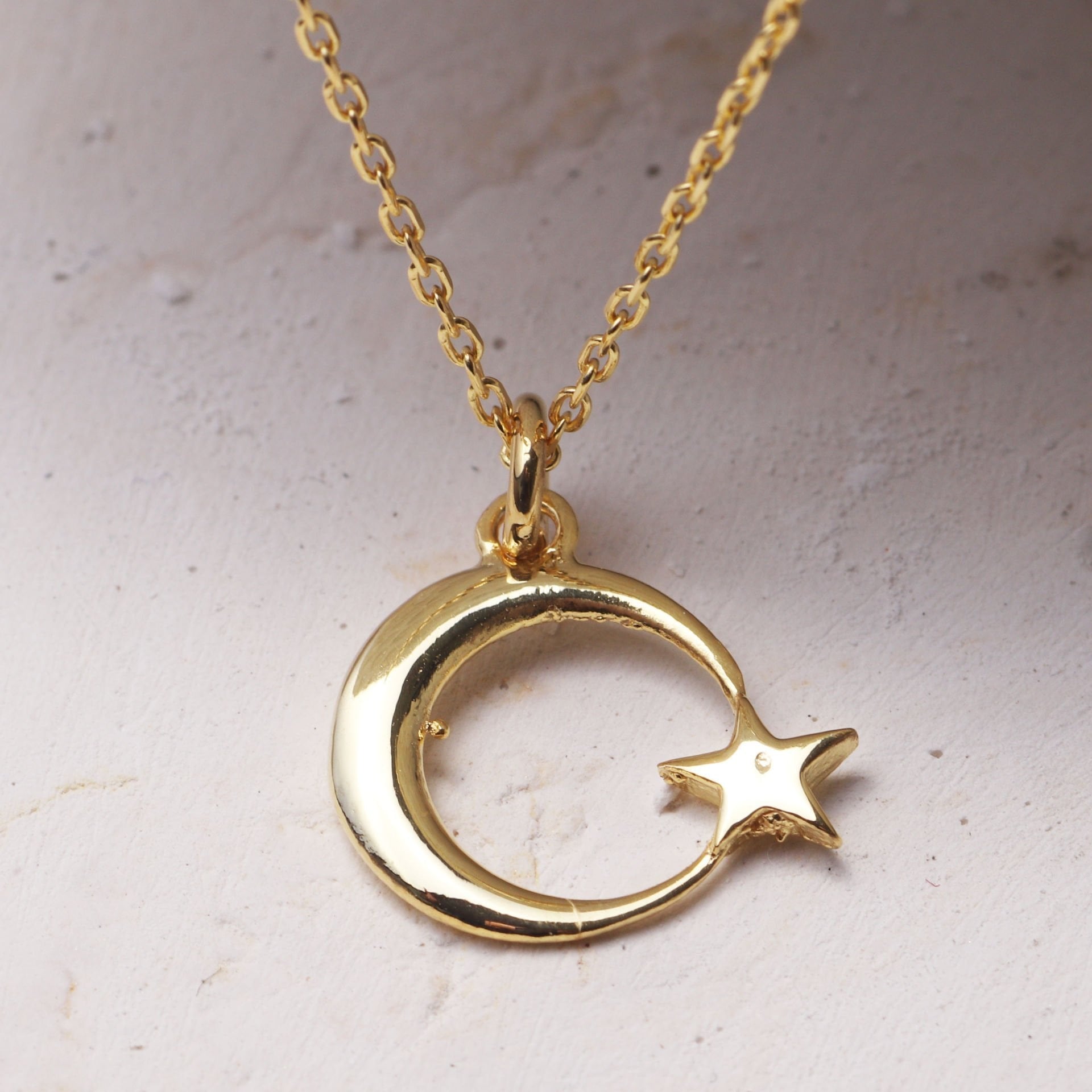 Ayyıldız Kolye 718005 Gold