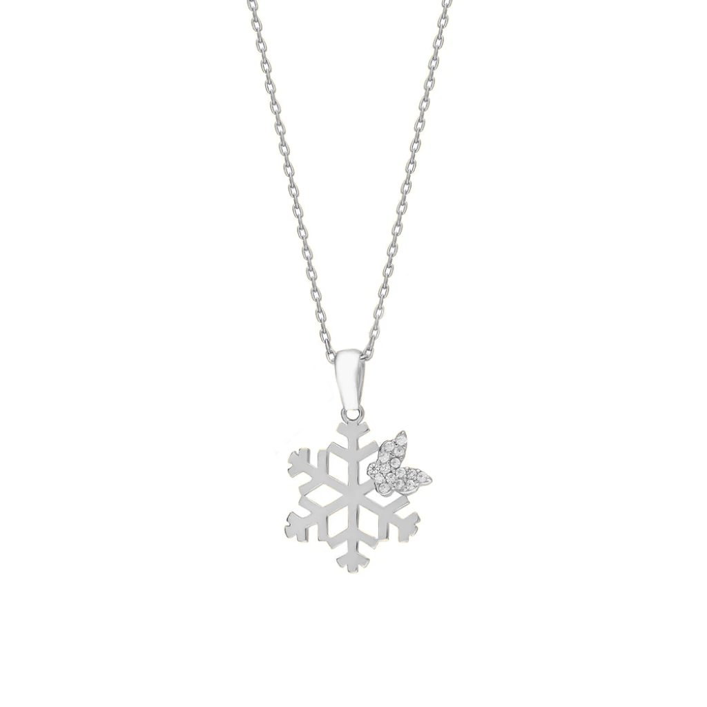Kar Tanesi Kolye 718955 Silver
