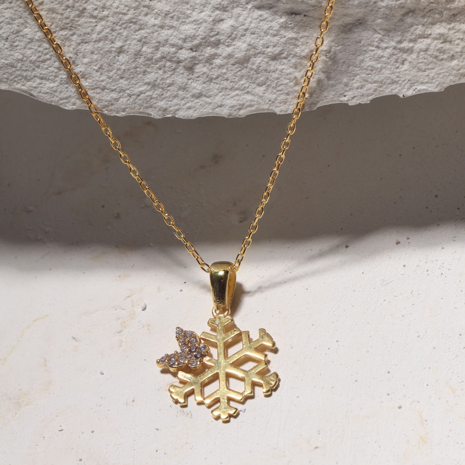 Kar Tanesi Kolye 718955 Silver