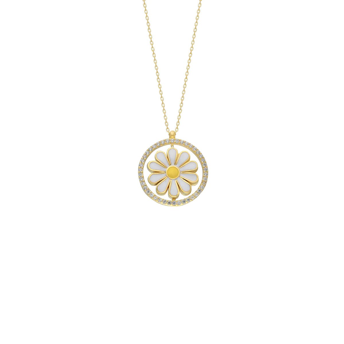 Papatya Kolye 718914 Gold