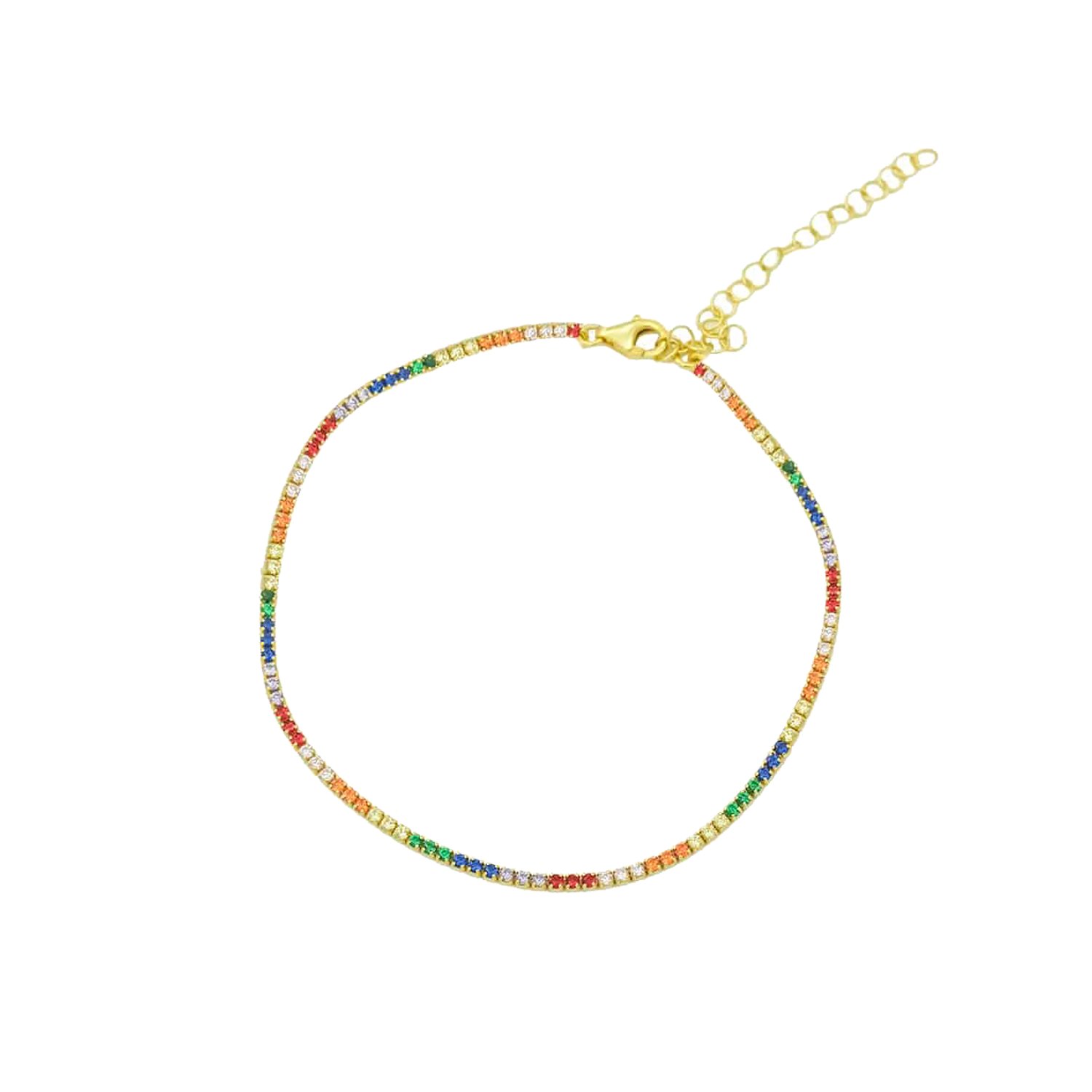 Renkli Suyolu Bileklik 719458 Gold