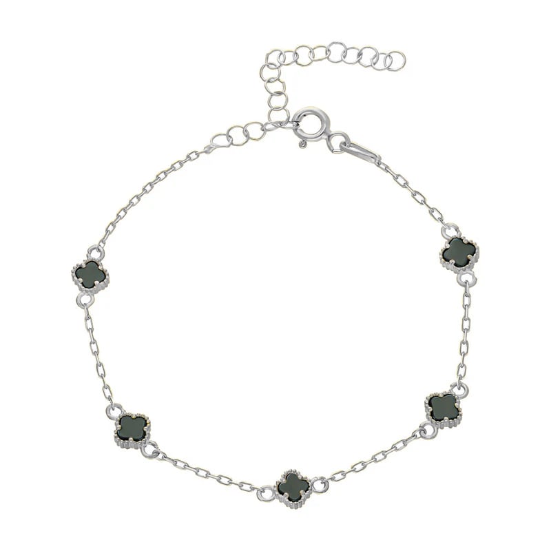 Yeşil Yonca Bileklik 718538 Gold