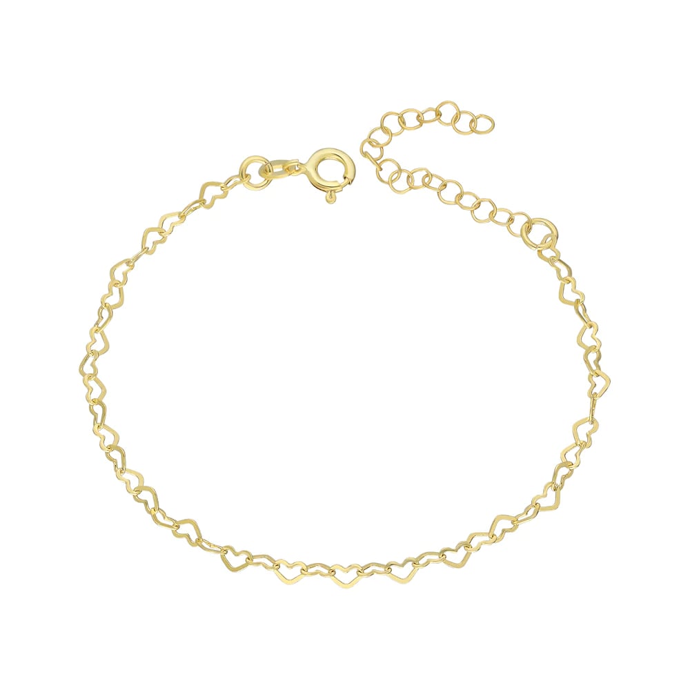 Zincir Kalp Halhal 718529 Gold