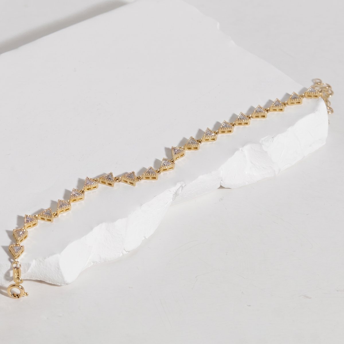Zirkon Taşlı Bileklik 718547 Gold